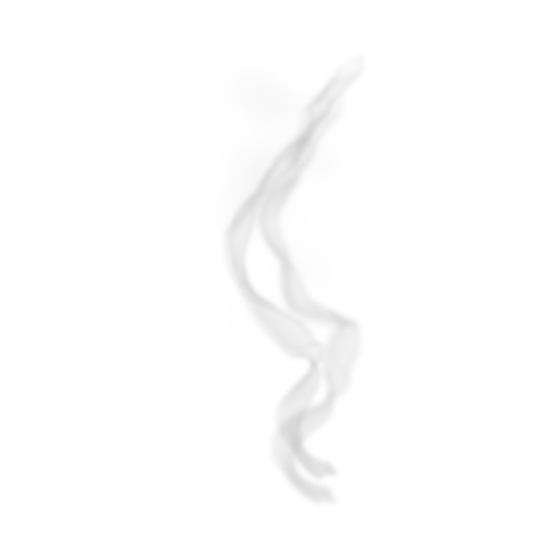 무료 PSD realistic smoke effect isolated