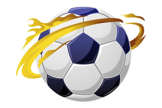 realistic soccer ball illustration isolated