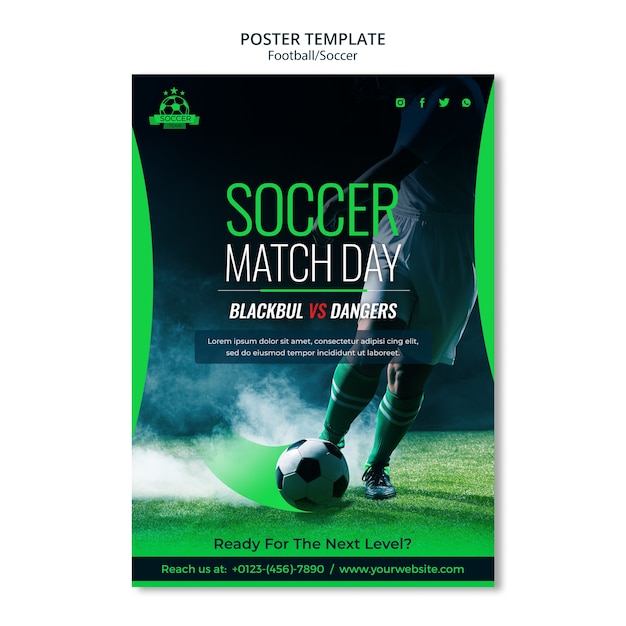 Soccer Flyer Images - Free Download on Freepik