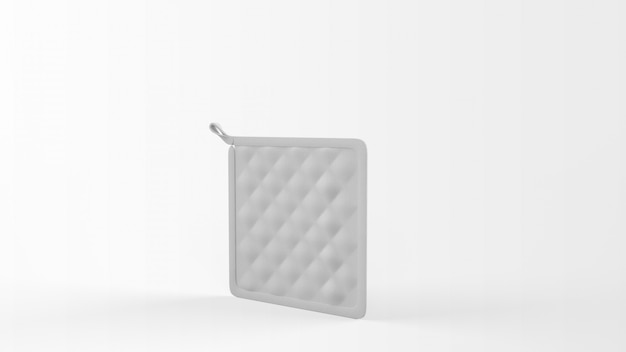 Free PSD realistic square oven mitt