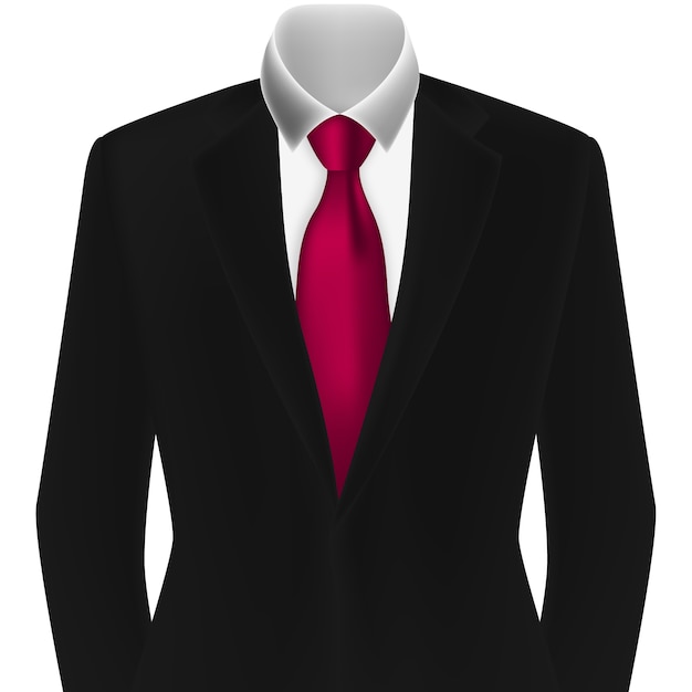 Free PSD realistic suit illustration