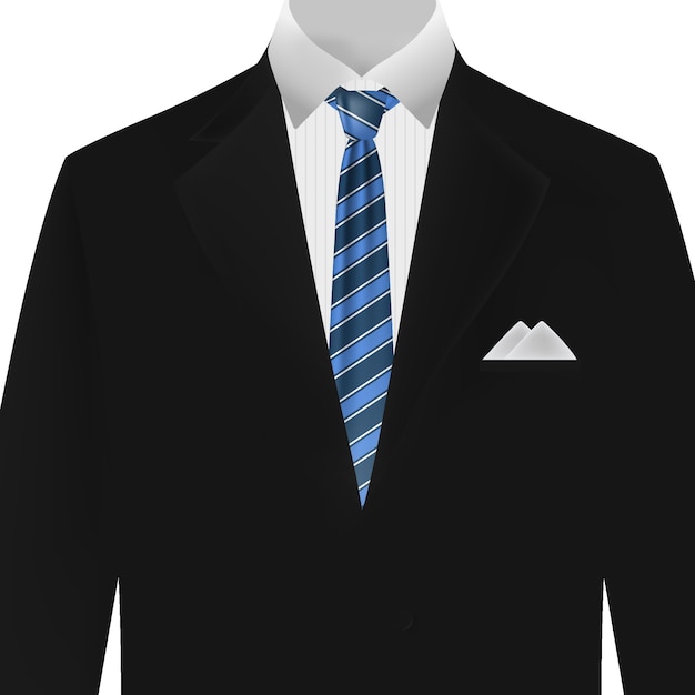 Free PSD realistic suit illustration