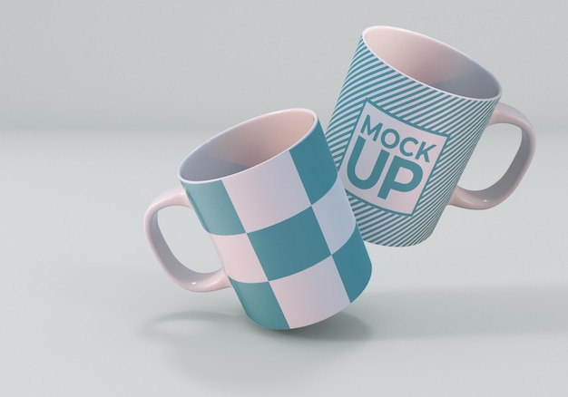 Download Premium Psd Blank Mug Mockup With Heart Shaped Handle