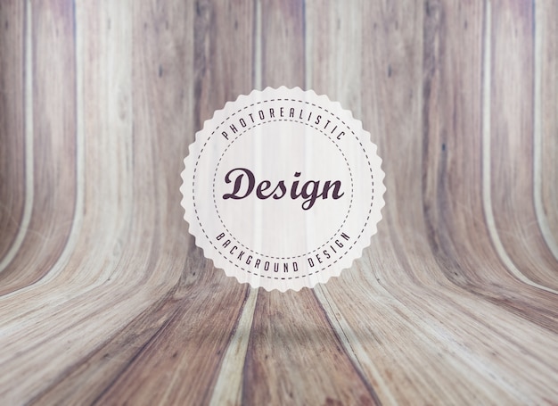 Free PSD realistic woodboard texture background