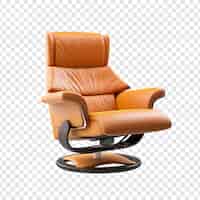 PSD gratuito sedia reclinabile isolata su sfondo trasparente