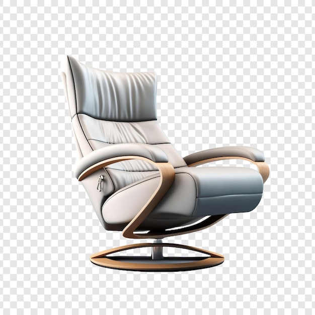 Free PSD recliner chair isolated on transparent background
