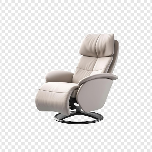 Free PSD recliner chair isolated on transparent background