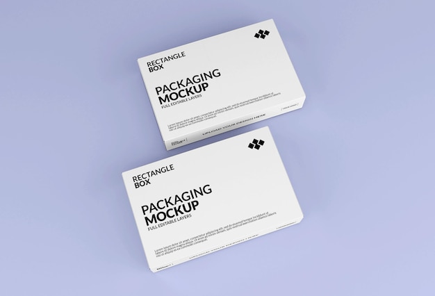Download Premium PSD | Rectangle paper slide box packaging mockup