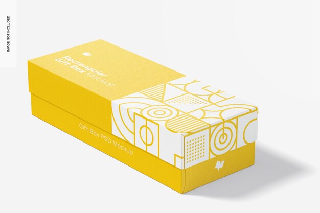 Download Premium Psd Rectangular Gift Box Mockup Closed