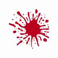 Free PSD red blood splash