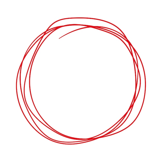 Red circle