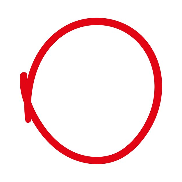 Red circle