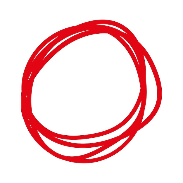 Red circle