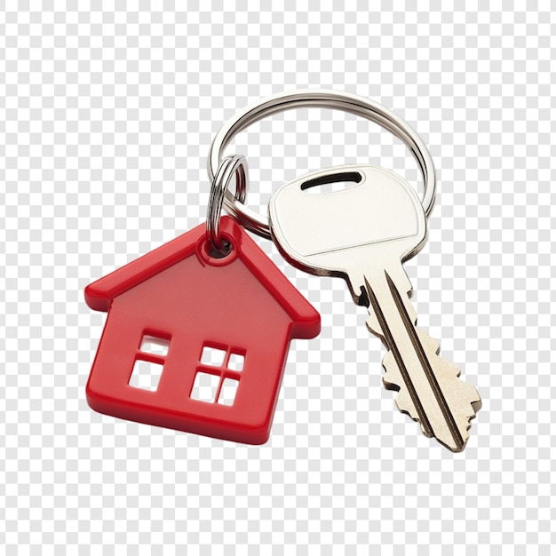 red house key charm symbol of homeownership