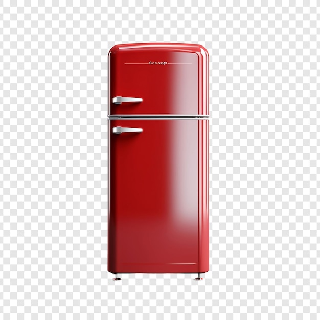 Free PSD refrigerator isolated on transparent background