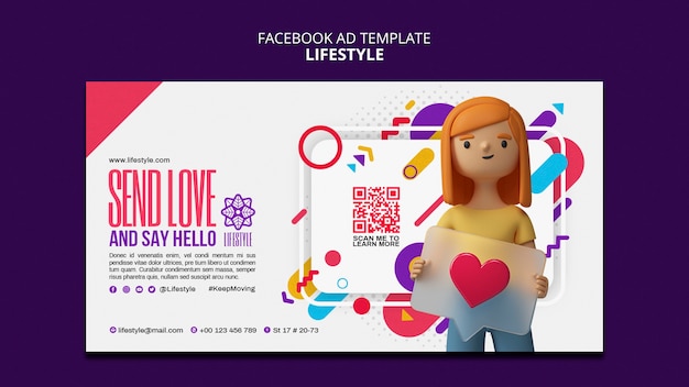 Free PSD relax lifestyle template design