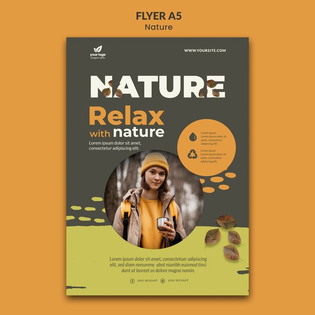 relax with nature flyer