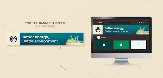 Renewable energy solution youtube banner