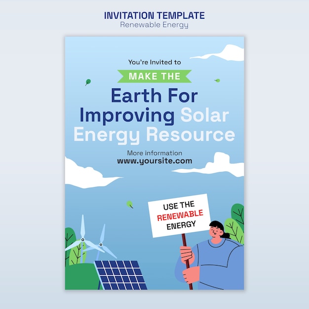 Renewable energy template design