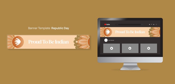 मुफ़्त PSD गणतंत्र दिवस टेम्प्लेट डिज़ाइन