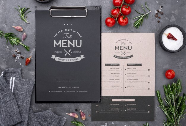 Download Mockup Menu Images Free Vectors Stock Photos Psd