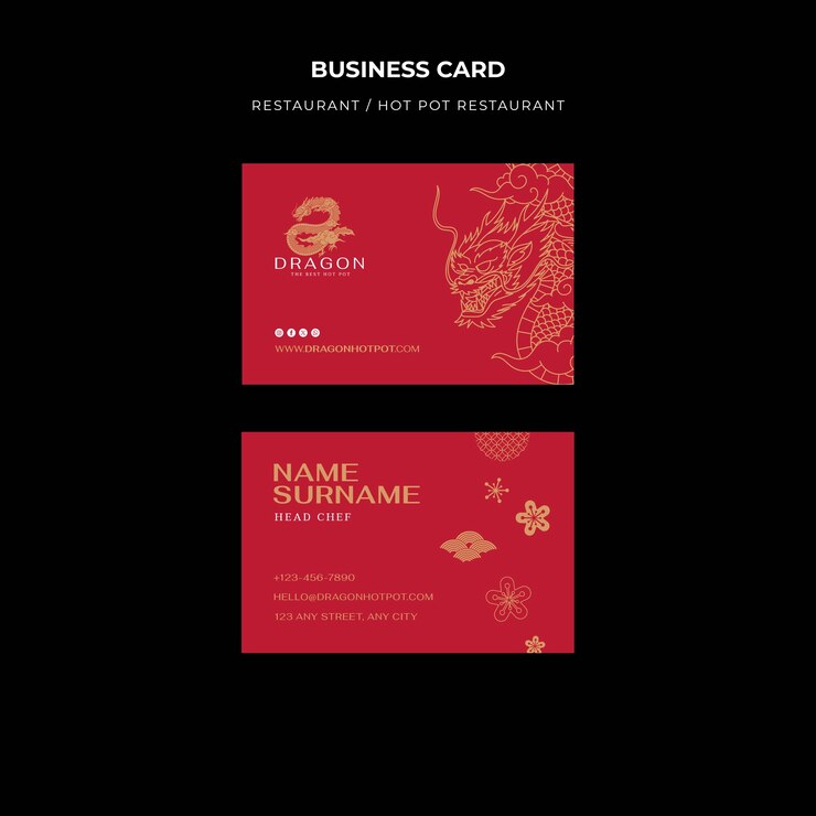 Free PSD restaurant template design