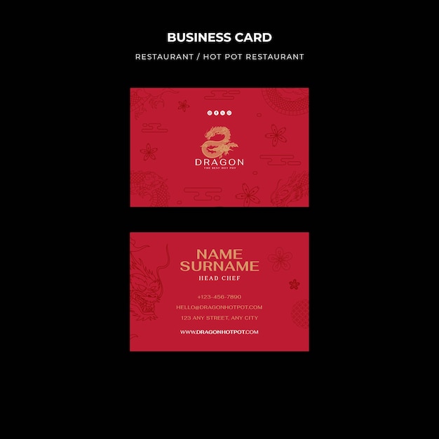 Restaurant Template Design – Free PSD Download
