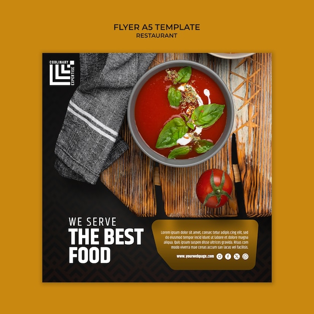 Restaurant template design