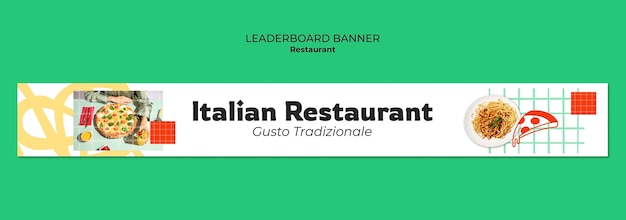 Free PSD restaurant template design