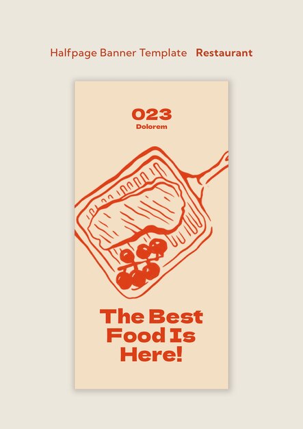 Restaurant template design