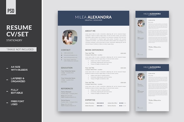 Resume cv set