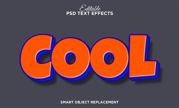 Retro cartoon editable text effect