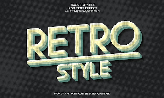 Retro Style Text Effect