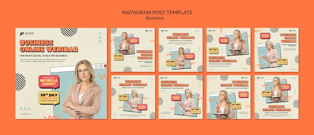 Free PSD retro template design