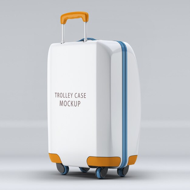 Download Premium PSD | Rightward inclined universal wheel trolley ...