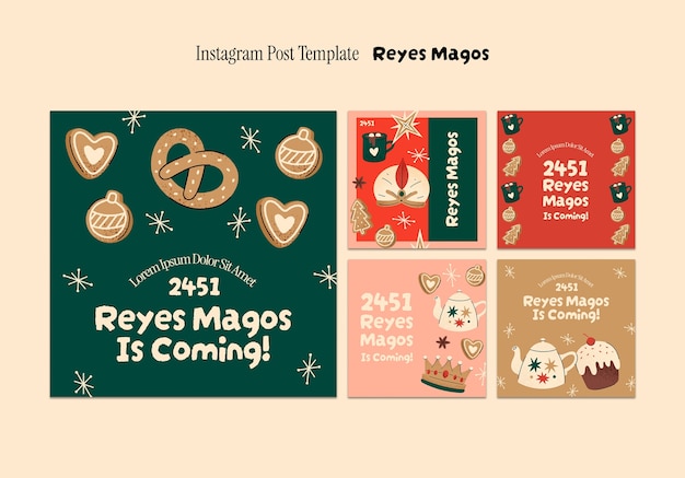 Reyes magos celebration  instagram posts