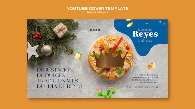 Reyes magos template design