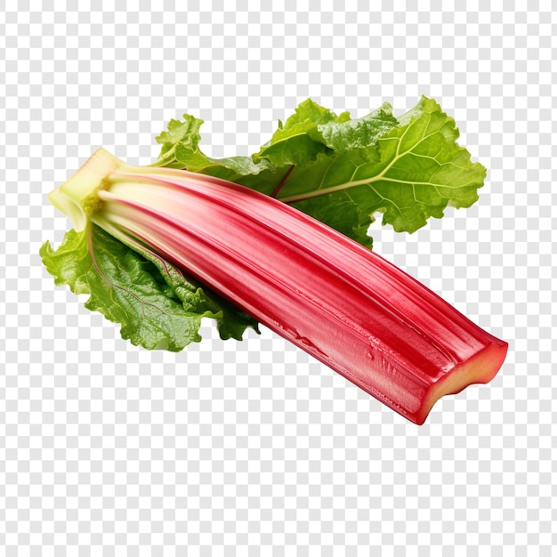 Free PSD rhubarb isolated on transparent background