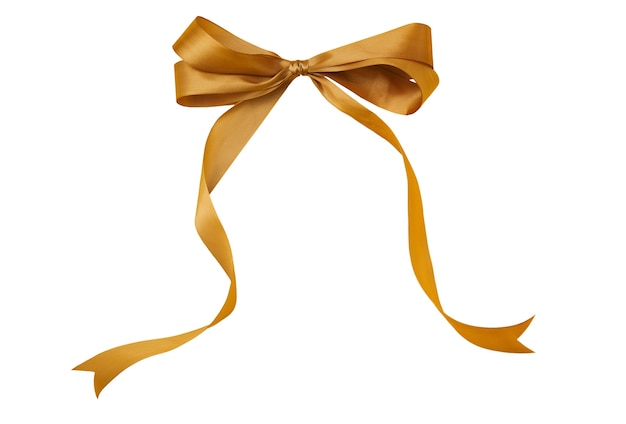 Free PSD ribbon bow isolated