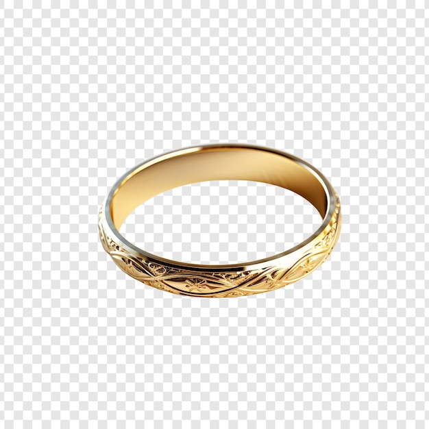 PSD gratuito anello gioielli isolati su sfondo trasparente