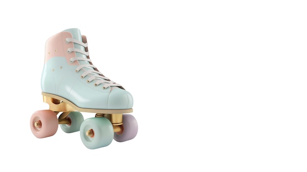 Free PSD roller skates isolated