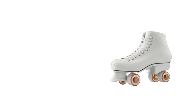 Free PSD roller skates isolated