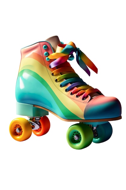 Roller skates isolated