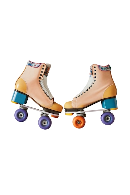 Roller skates isolated