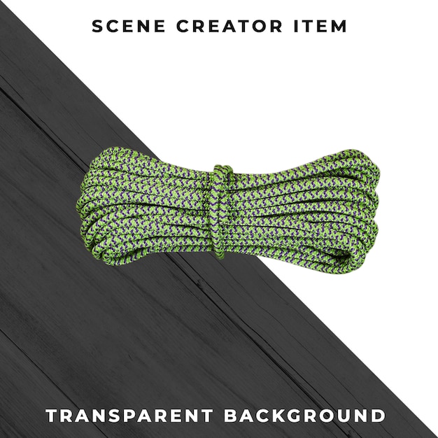 Rope isolated with clipping path.