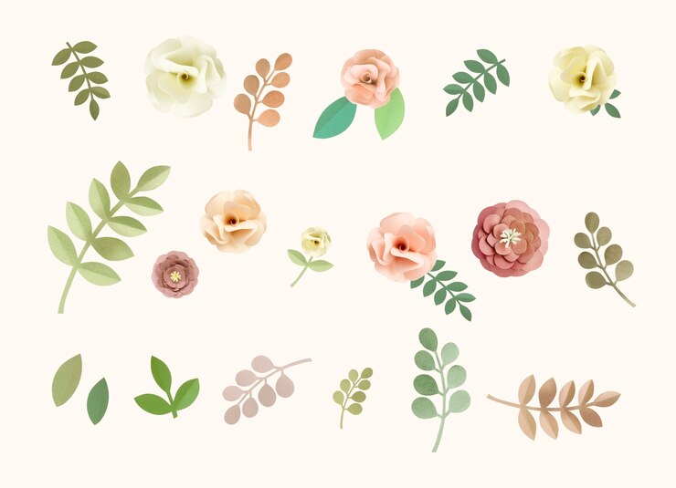 Free PSD rose pattern floral texture concept