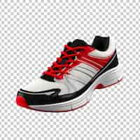 Free PSD running shoes or sneakers on a transparent background