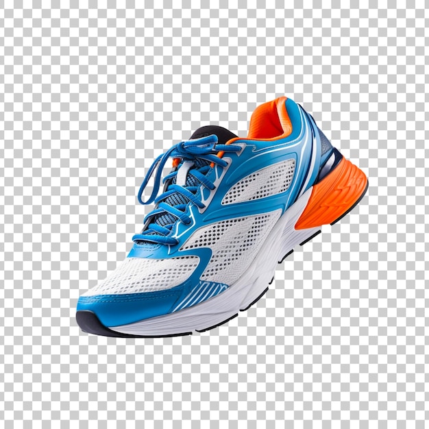 Running shoes or sneakers on a transparent background