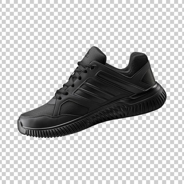 Free PSD running shoes or sneakers on a transparent background