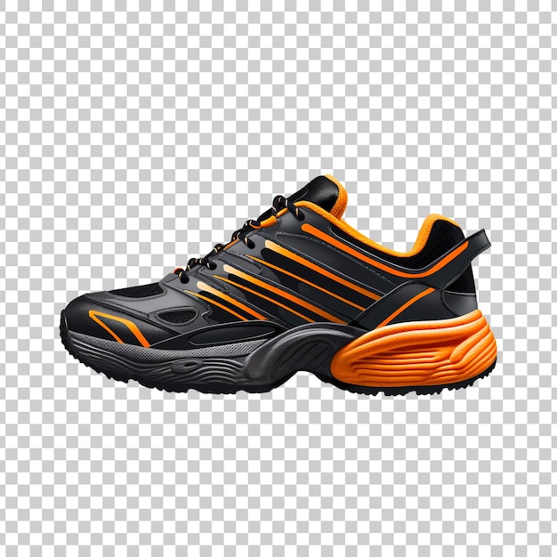 Running shoes or sneakers on a transparent background